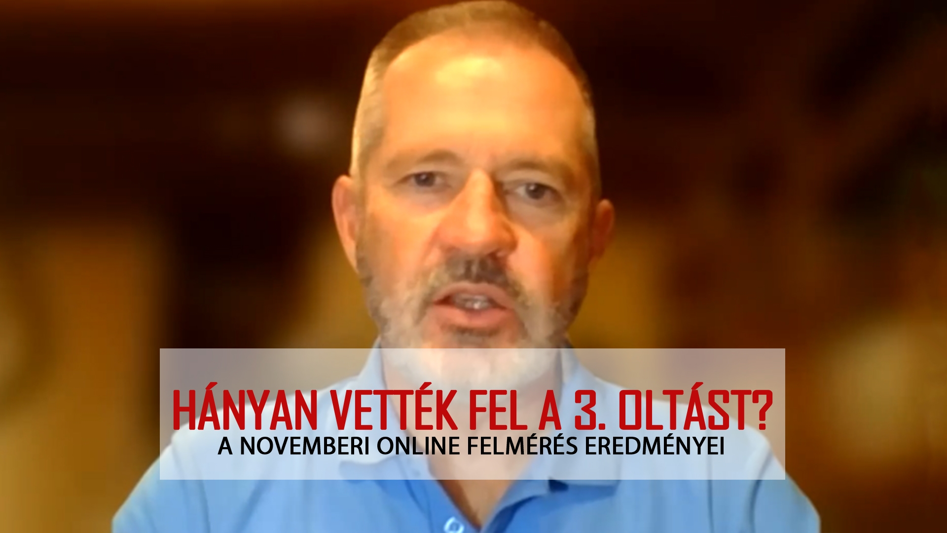 Hányan vették fel a 3. oltást? - A novemberi online felmérés eredményei